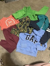 5-6T Boys Clothes Bundle Lot Of 6 Includes 1 Hoodie, 2 Pants, 2zipup 1 Tee