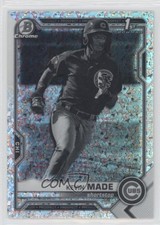 2021 Bowman Chrome Prospects Black & White Mini-Diamond Refractor Kevin Made 0b3