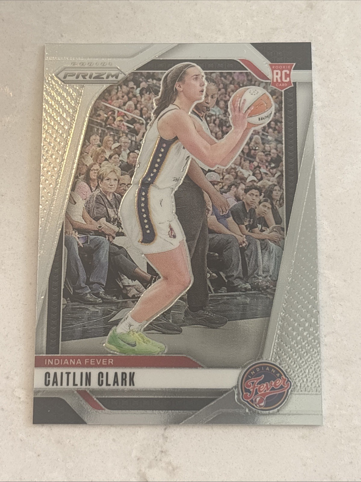 2024-25 WNBA Panini Prizm Caitlin Clark #22 Base Rookie Card #22 Indiana Fever 3