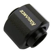 Koolance Compression Fitting for 13mm x 16mm 1/2in x 5/8in Black G 1/4 BSPP