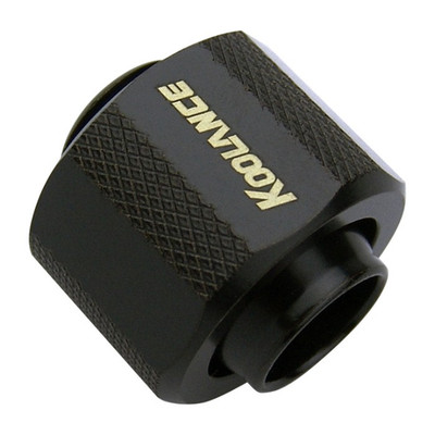 Koolance Compression Fitting for 13mm x 16mm (1/2in x 5/8in) Black G 1/4 BSPP