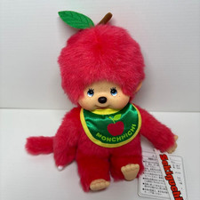 Monchhichi Plush Doll S size Red Apple Local Exclusive Shinshu w/Tag Gotochi