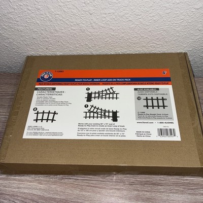 Lionel Ready-to-Play 10-Piece Inner Loop Black Plastic Track Pack