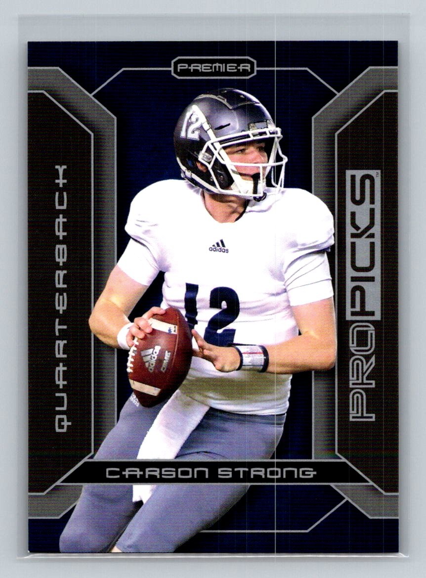2022 Pro Picks Premier Rookie RC #PP-15 Carson Strong Nevada Football Card