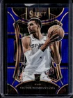 2023-24 Panini Select Victor Wembanyama RC Blue Flash Prizm Mezzanine #/99 Spurs