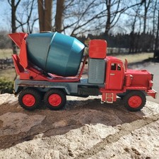 Vintage 1950's Large Cragstan Tin Cement Mixer Truck - Made in Japan