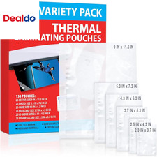 5MIL Thermal Laminating Sheets (150 Count) Letter, Photo, Card, Notecard, ID Bad