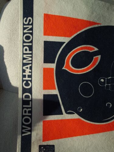 Chicago Bears 1985 Super Bowl Champions 2 banderines tamaño completo oficiales NFL - Imagen 7 de 11