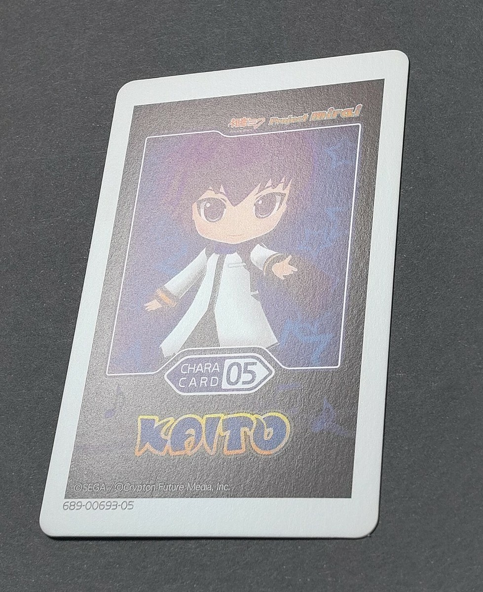 Kaito Vocaloid Chara Card 05 Hatsune Miku Project Mirai Sega From