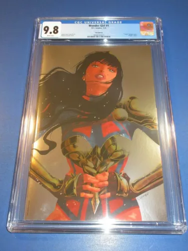 Wonder Girl #1 Incredible Grampa Foil Variant CGC 9.8 NM/M Gorgeous Gem Wow 