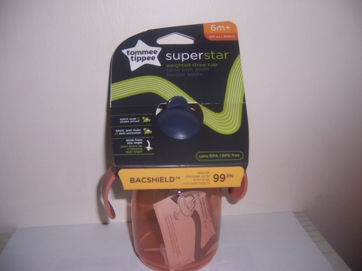 Tommee Tippee Superstar Weighted Straw Cup for Toddlers 10oz, 6+