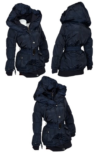 Parka Chaqueta Anorak de cálido de Beige L piel invierno 42 forrado 40 Chaqueta gRREqTw