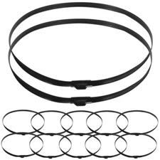 12PCS Electric Fan Cover Fixed Hoop Fan Sealing Table Fan Plastic Hoop