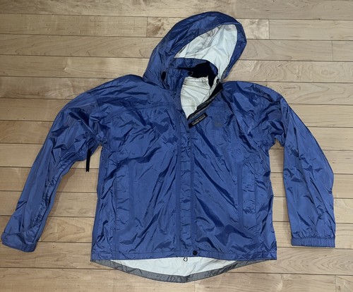 Sierra Designs Hooded Windbreaker Waterproof Jacket Blue Women's Medium - 第 1/4 張圖片