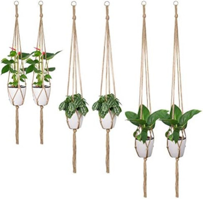 Cesto di fiori in Rattan di vimini appeso a parete... – Vicedeal