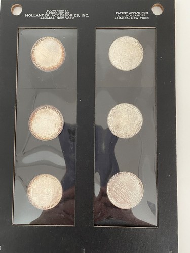6- Booker T Washington Commemorative Silver Half Dollars 3-1946, 3-1947 - Picture 4 of 6