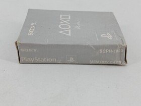 Sony PlayStation PS One 1 PSone Memory Card Light Gray SCPH-1020 NEW SEALED