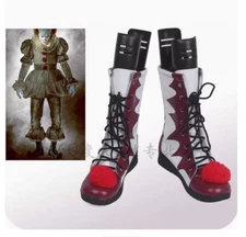 Stephen King's It Pennywise the Dancing Clown Halloween Cosplay Shoes Boots /