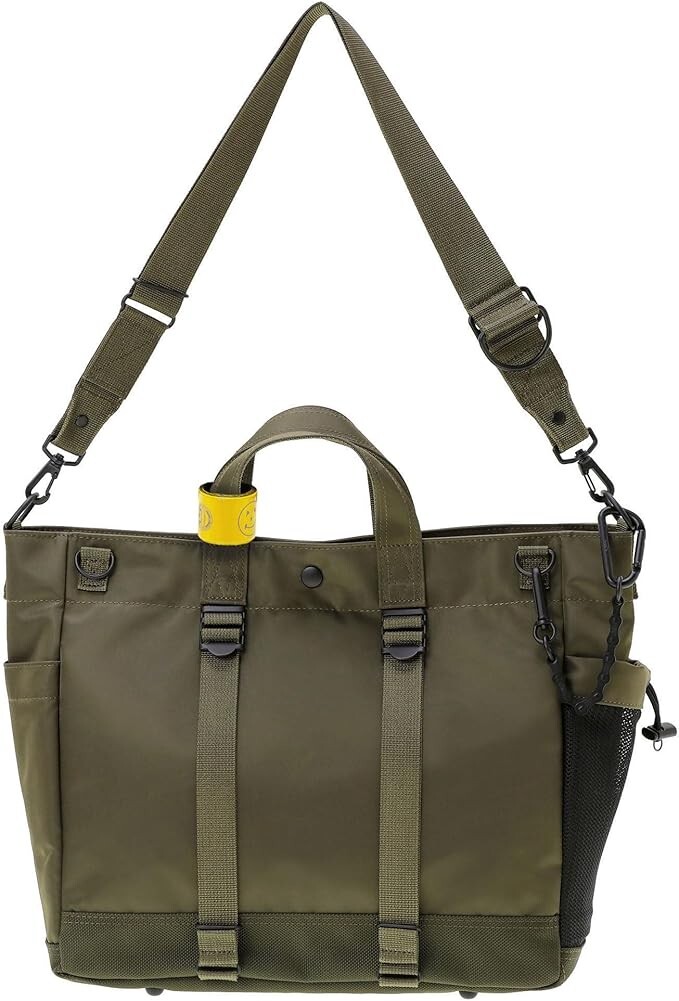 YOSHIDA & Co. POTR. RIDE 997-17078. 2Way Tote Bag. Green W12
