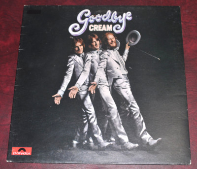 Cream - Goodbye, Polydor 1969 Stereo UK LP, Clapton/Bruce/Baker VG+/VG++