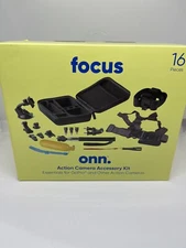 Focus Onn. Action Camera Accessory Kit- Essentials for GoPro® and others NEW!!