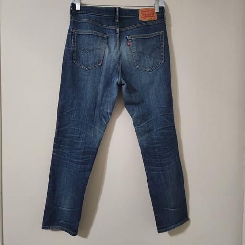 Levi's 541 Blue Denim Jeans size 34×32 distressed faded wash denim - Picture 3 of 5