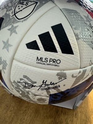 Adidas MLS Pro Soccer Official Match Ball 2023 White Red Size 5 