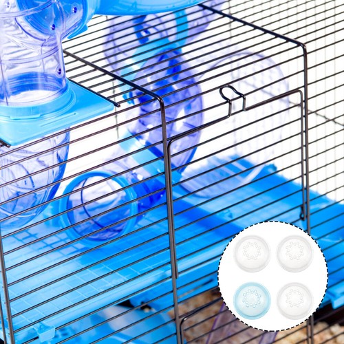 4Pcs Hamster Cage External Tunnel Plugs for Safe Exploration