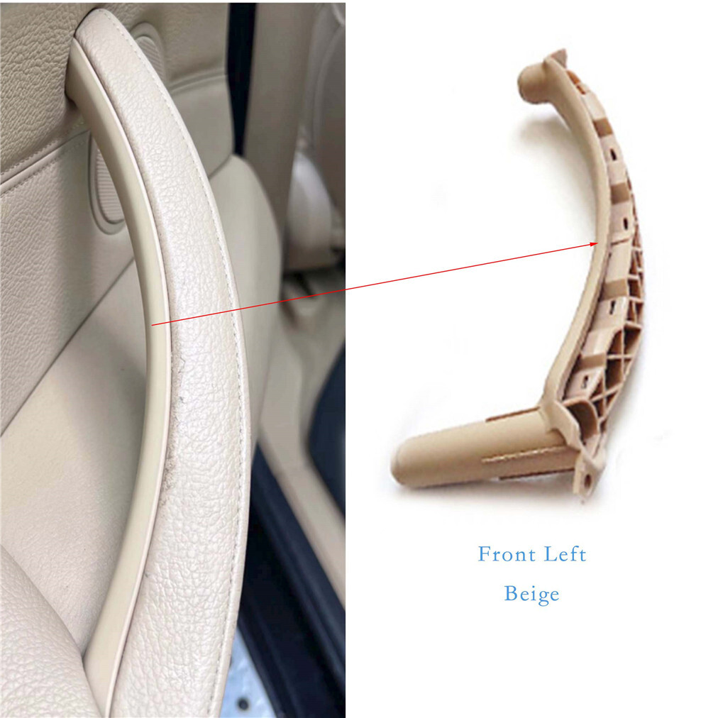 Car Left Door Interior Pull Handle Trim Cover For BMW X5 X6 E70 E71 E72 Beige