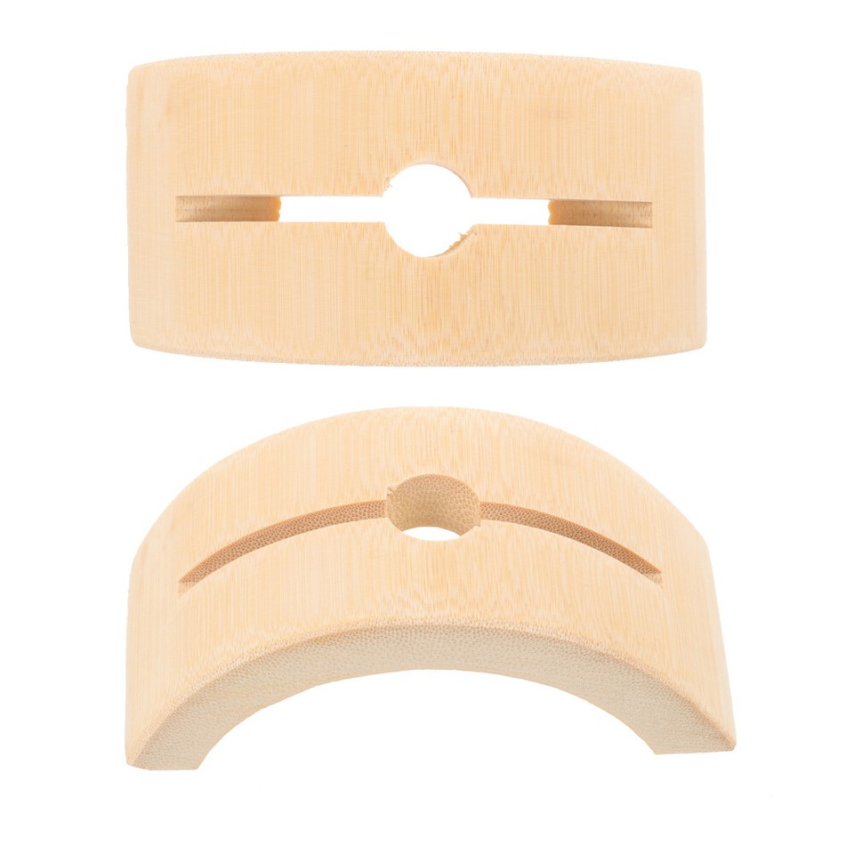 2pcs Fan Display Stand Japanese Handy Fan Display Holder Chinese Wood