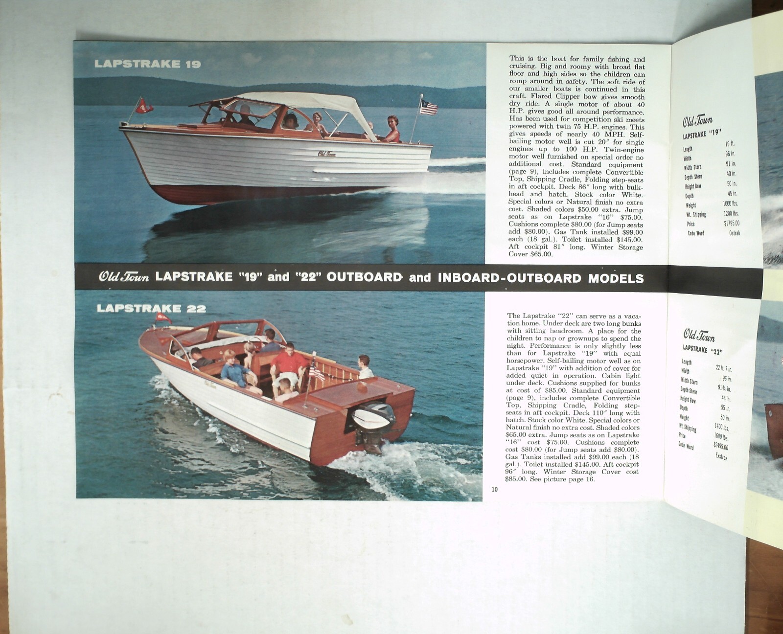 1962 Old Town Canoes Boats Accessories Catalog
