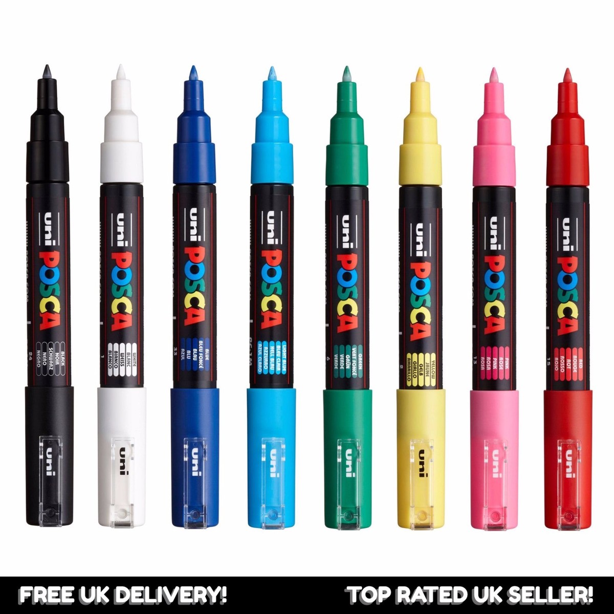 UNI Posca PC-1M Marker Pens 