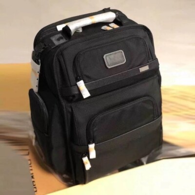 TUMI ALPHA3 2603578D3 Brief Pack Backpack Ballistic Nylon Leather Shoulder Bag
