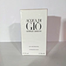 Acqua Di Gio by Giorgio Armani Eau de Toilette for Men, 1.7 fl oz Sealed NIB