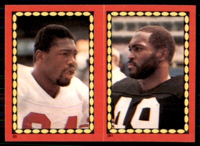 1988 Topps Stickers Charles Haley/Dwayne Woodruff #63 / 281A Gary Clark