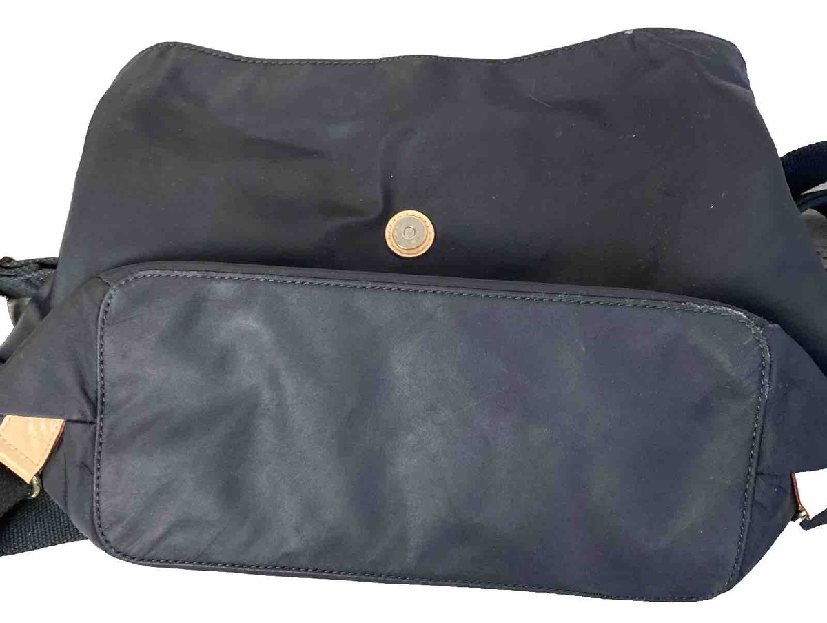 Kate Spade Kennedy Park Black Nylon Natural Leather 
