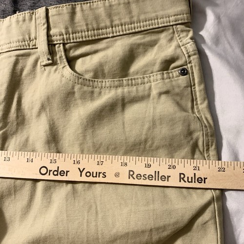 Weatherproof Pants Men 38x30 Tan Khaki Straight Mid Rise Outdoor Rugged W7F047J - Picture 10 of 20