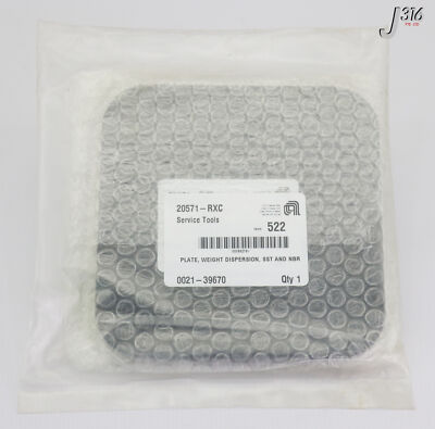 7種セット 17021 APPLIED MATERIALS PLATE, WEIGHT DISPERSION, SST AND NBR (NEW