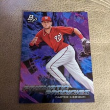 2018 Bowman Platinum Prismatic Prodigies Purple /250 Carter Kieboom #PPP-40