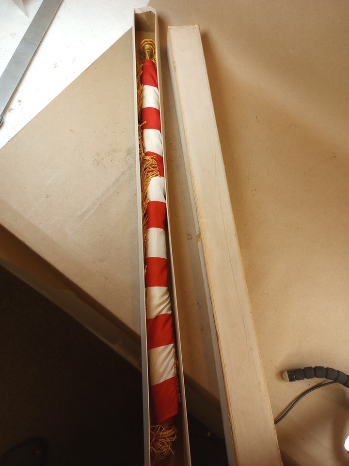 Vintage 48 Star USA US Red White Blue Gold Trim American Flag 2'x3' eBay