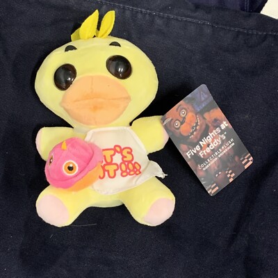 Funky Five Nights at Freddy's Toy Chica Plush Let's Party FNAF 2016 Duck 7''