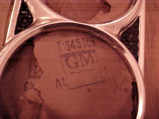 1963 Pontiac Tempest NOS Pair Headlight Bezels GM 545149 545150 Foto 2 de 2