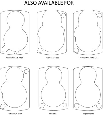 Yashica - Mat Replacement Front Cover - Laser Cut - Genuine