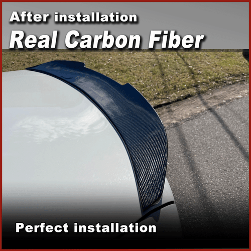 Carbon Heckspoiler Spoiler Flügel Lippe Passt für BMW 5er F10 F18 520i M5 10-16 - Picture 6 of 13