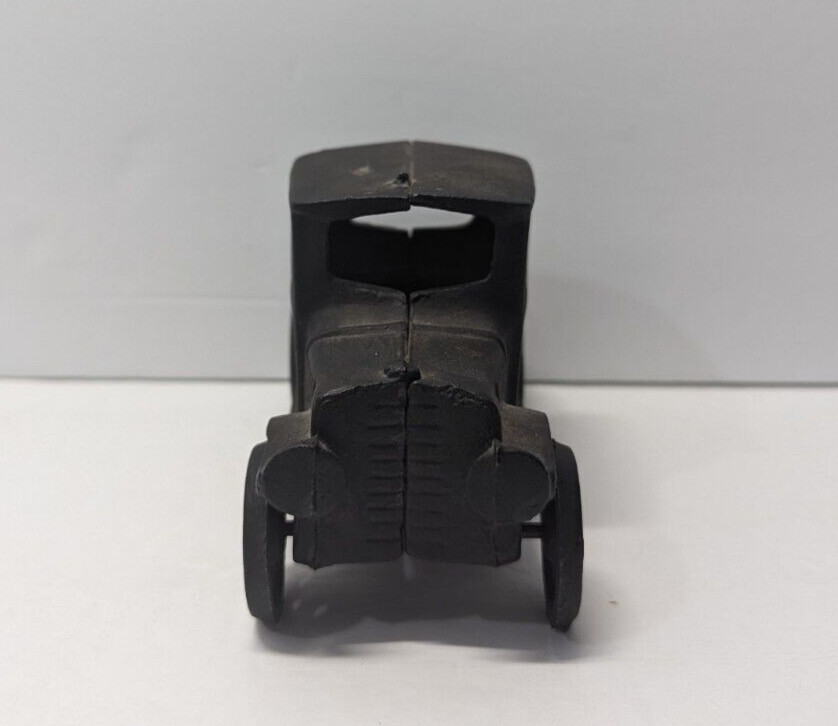 Vintage Cast Iron Ford Model T Toy Car - No Maker Mark 6 1/4" x 3 1/2" - 27 oz