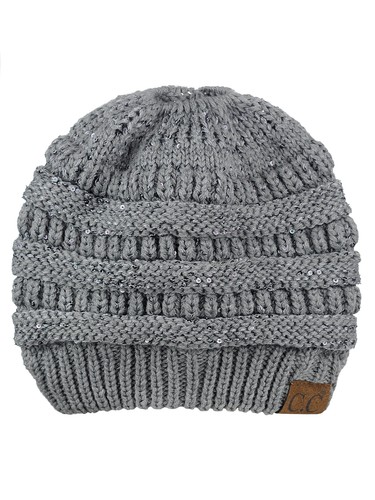CC Ponytail Gorro Sombrero Suave Elástico Cable Tejido Panel Alto Cola de Pony C.C ¡Gorro! - Imagen 344 de 393