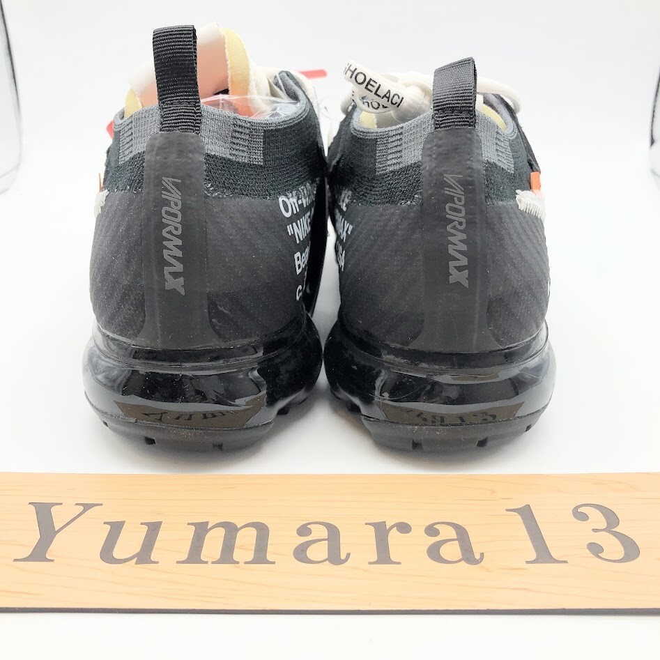 Off-White × Nike Air Vapormax The Ten Black AA3831-001 Men's Off-White × Nike Air Vapormax The Ten Black AA3831-001 Men's