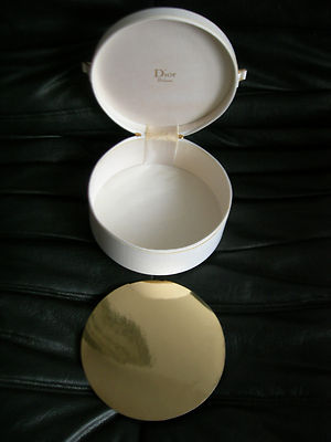 Boîte à Parfum Ronde Vintage - Style Vanity Case / Coffret à Bijoux - Occasion