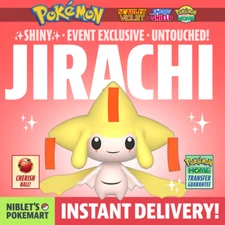 ✨ SHINY JIRACHI ✨ Event Exclusive + Untouched! RARE Pokemon for Scarlet Violet!!