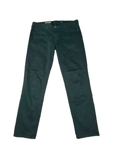 AG Adriano Goldschmied Womens Jeans Green 26 The Stevie Ankle - Picture 2 of 6